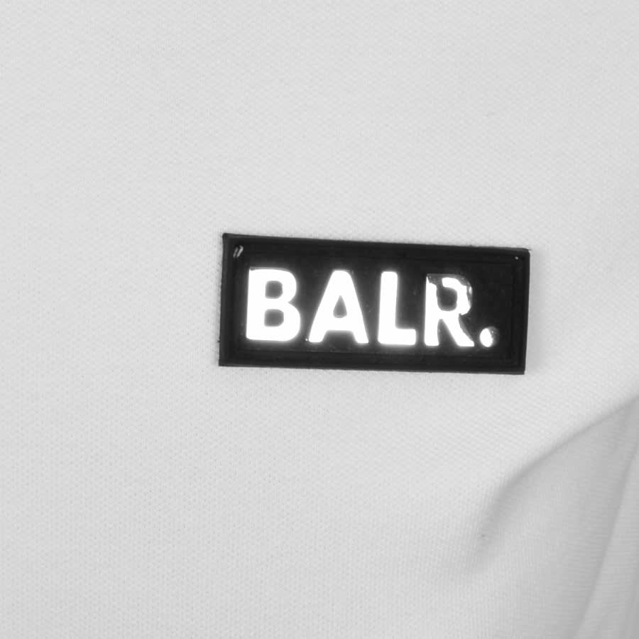 Alternative Image for ProductBALR Two Stripe Short Sleeve Polo T Shirt White3